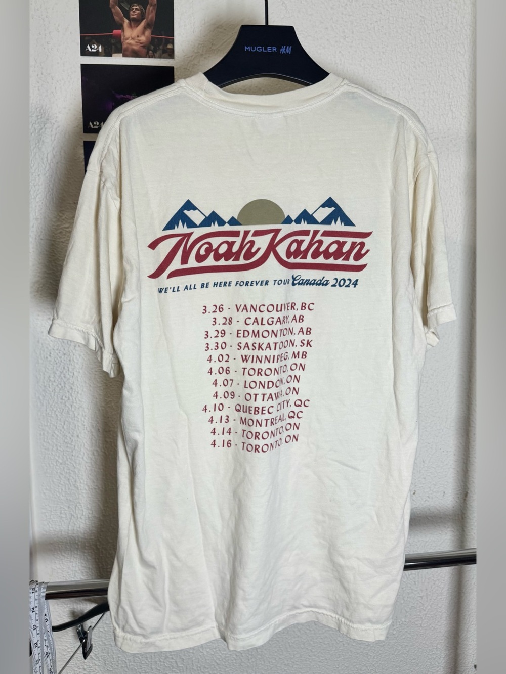 Noah Kahan We’ll All Be Here Forever Tour Canada 2024 T-Shirt - Picture 2 of 2